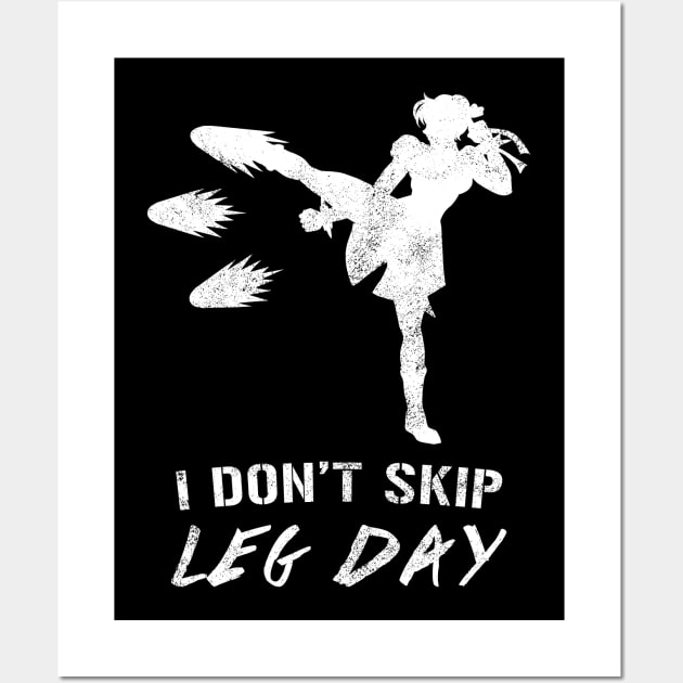 I Don't Skip Leg Day Wall Art by CCDesign